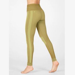 Fabletics High-Waisted Seamless Check Legging in Thyme